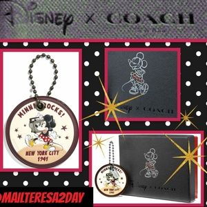 💖©Disney x COACH®Minnie Mouse Rock N Roll Hangtag